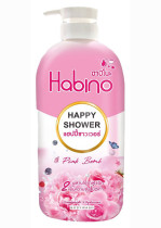 Крем-мыло жидкое Habino Happy Shower Pink Bomb для тела 1 л 