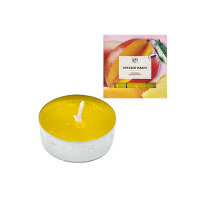 Набор свечей Русская свечная мануфактура таблетки Сочный манго 9 шт