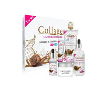 Подарочный набор Pei Mei Collagen Snail для лица и тела с коллагеном и муцином улитки