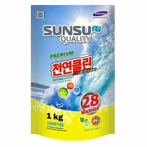 Стиральный порошок SUNSU Color универсал бесфосфатный концентрат 1 кг – 1