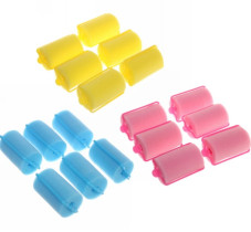 Бигуди поролоновые с зажимом цвет в ассортименте d 3.6 см 6 шт