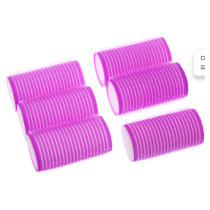 Бигуди-липучки с поролоном для сна мягкие 6шт 6х3см