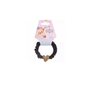 Резинка-жгут Кокетка сердце золотое 1 шт