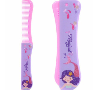 Расческа детская складня русалочка 19.5*2.5*10 см