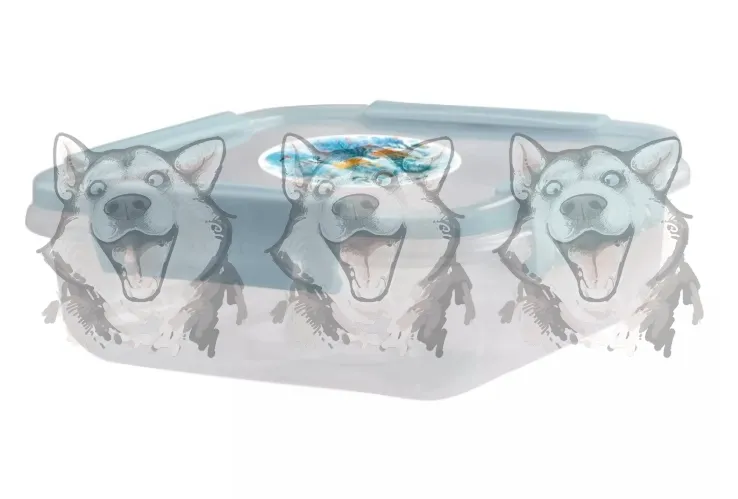 Контейнер Полимербыт Снежное настроение герметичный 800 мл – 1