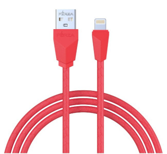 Кабель для зарядки Forza Комфорт iP 1А PVC прорезиненный цвет в ассортименте 1 м - 1