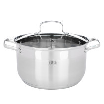 Кастрюля Vetta Берн со стекляннй крышкой 6.1 л