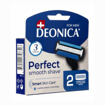 Сменные кассеты Deonica For Men 3 лезвия 2 шт