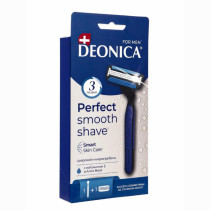 Бритвенный станок Deonica For Men со сменной кассетой 3 лезвия