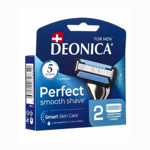 Сменные кассеты Deonica For Men 5 лезвий 2 шт
