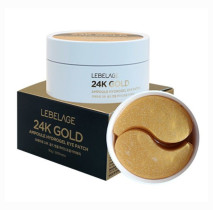 Патчи Lebelage Dr. 24K Gold Hydrogel для век с коллоидным золотом 90 гр 60 шт