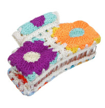 Заколка-краб для волос ЮниLook пластик 8.5 см 