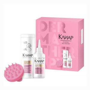 Подарочный набор Clear Derma Therapy Шампунь 200 мл и скраб для волос 150 мл - 1