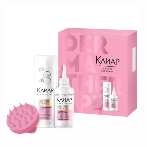 Подарочный набор Clear Derma Therapy Шампунь 200 мл и скраб для волос 150 мл – 1