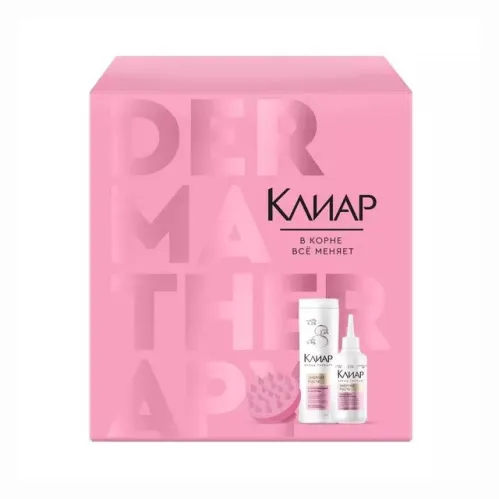 Подарочный набор Clear Derma Therapy Шампунь 200 мл и скраб для волос 150 мл – 2