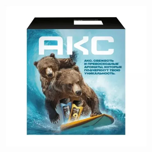 Подарочный набор Акс На пляже Гель для душа 250мл 3в1 и гель для душа 250мл 2в1 – 2
