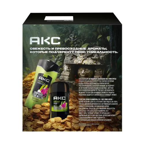 Подарочный набор Акс Epic Fresh Гель для душа 250 мл и дезодорант стик 50 мл – 3