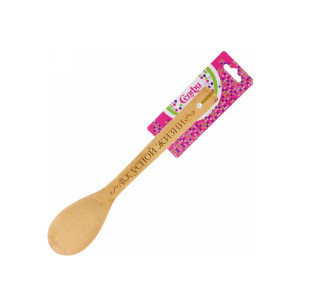 Ложка кухонная Селфи бамбуковая Вкусной жизни 30*60 см