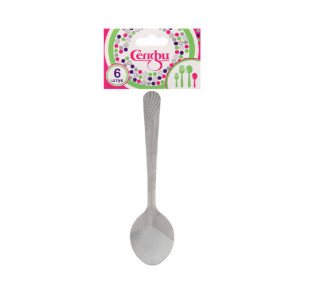 Набор ложек чайных Селфи Волна 6 шт