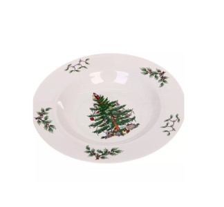 Тарелка обеденная Ёлочка 21.7*3.4 см 