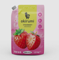Стиральный порошок OKIRUMI парфюмированный Клубника 1.5 кг