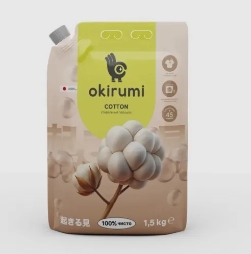 Стиральный порошок OKIRUMI концентрат Хлопок 1.5 кг – 1