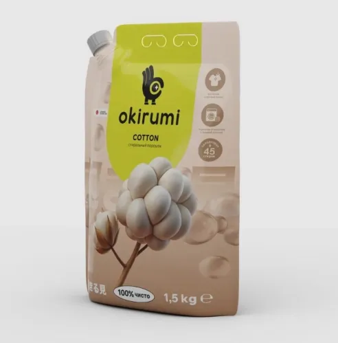 Стиральный порошок OKIRUMI концентрат Хлопок 1.5 кг – 2