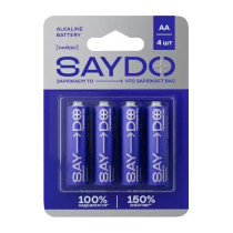 Батарейка Saydo Medium алкалиновые AА 4 шт