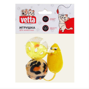 Игрушка Vetta для домашних животных пластмасса 3 шт