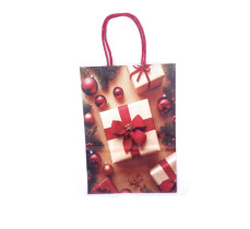 Пакет подарочный Новогодний 16*22*8 см
