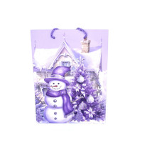 Пакет подарочный Новогодний 18*23*10 см