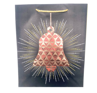 Пакет подарочный Новогодний 26*32*10 см