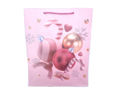 Пакет подарочный Новогодний 26*32*10 см