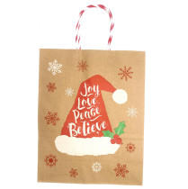 Пакет подарочный Новогодний 26*32*12 см