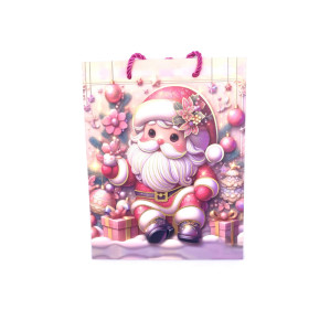 Пакет подарочный Новогодний 18*23*10 см