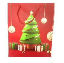 Пакет подарочный Новогодний 26*32*10 см