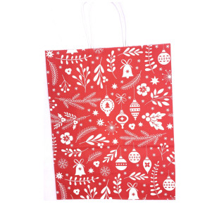 Пакет подарочный Новогодний 26*32*12 см