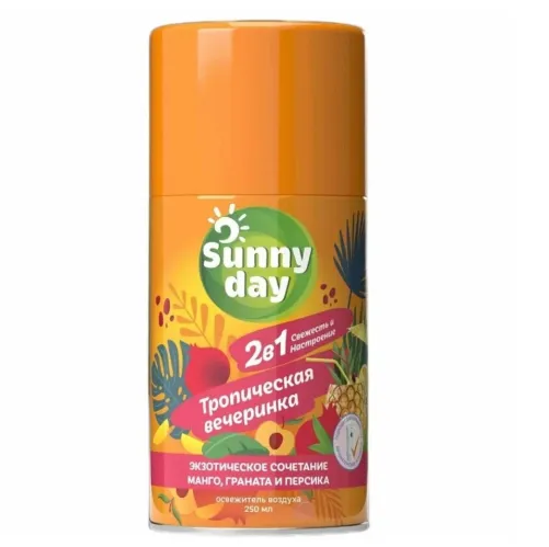Сменный баллон для автоматического освежителя воздуха Sunny Day Тропическая вечеринка 250 мл – 1