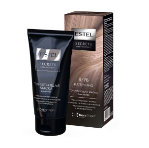 Тонирующая маска для волос Estel Secrets Цвет-Эксперт тон 8/76 капучино 150 мл