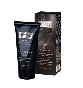 Тонирующая маска для волос Estel Secrets Цвет-Эксперт тон 6/17 айс макиато 150 мл