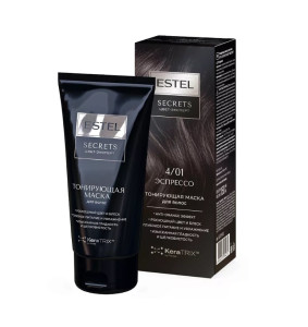Тонирующая маска для волос Estel Secrets Цвет-Эксперт тон 4/01 эспрессо 150 мл