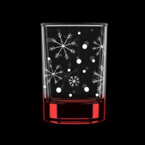 Набор стопок Eva Glass Снегопад красный 6 шт 50 мл