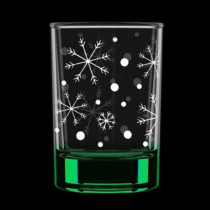 Набор стопок Eva Glass Снегопад зеленый  6 шт 50 мл