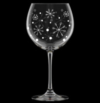 Бокал Eva Glass Снегопад для вина 650 мл