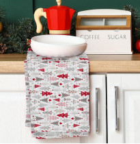 Набор полотенец Vse Doma вафельные Зимняя сказка 45*60 2 шт