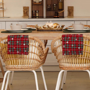 Набор полотенец Vse Doma вафельные Рождественское утро 45*60 см 2 шт