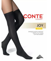 Колготки Conte Joy с имитацией гольфинов 60/30 Den цвет Grafit размер 3