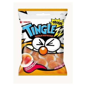 Мармелад Orion Tinglezz жевательный кислый со вкусом апельсина 50 гр