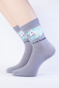 Носки Hobby Line женские Лошадь Я красива размер 36-40