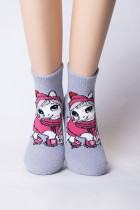 Носки Hobby Line женские Лошадка махра-пенка размер 36-40